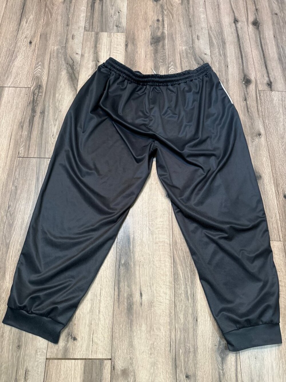 Y2K Grunge Goth Skull Rose Graphic Jogger Pants 5XL Black Elastic Waist With Poc - Picture 8 of 8